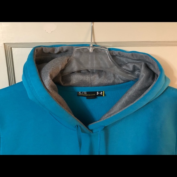 Under Armour XL Turquoise Mens Sweatshirt - Picture 4 of 6